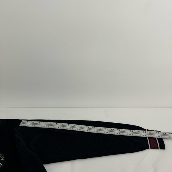 Armani Exchange Cardigan Men’s M Blue V-Neck Button Up Cotton/wool Blend $170 - Picture 12 of 16